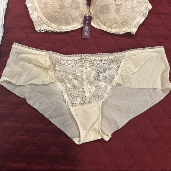 Adore Me Jana Push Up Nude Bra and Underwear - Picture 3 of 3